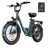 Electric Bike URLIFE E20 - 250W Motor 48V 13Ah Battery 20 Inch Tires  Disc Brakes - Green